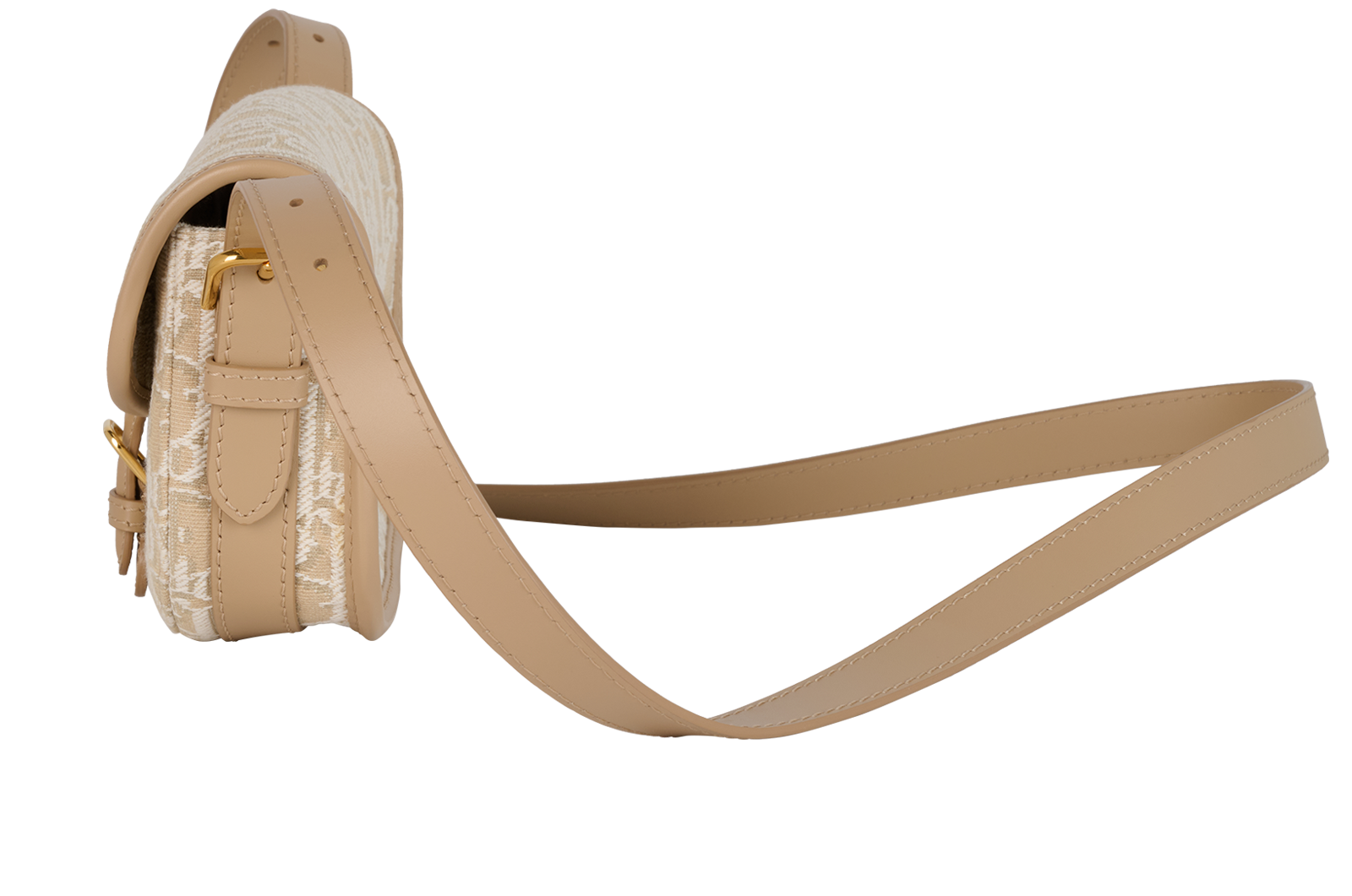 Bobby East West Crossbody, &pound;1,800, Handbags, Beige, Canvas, Bottom view